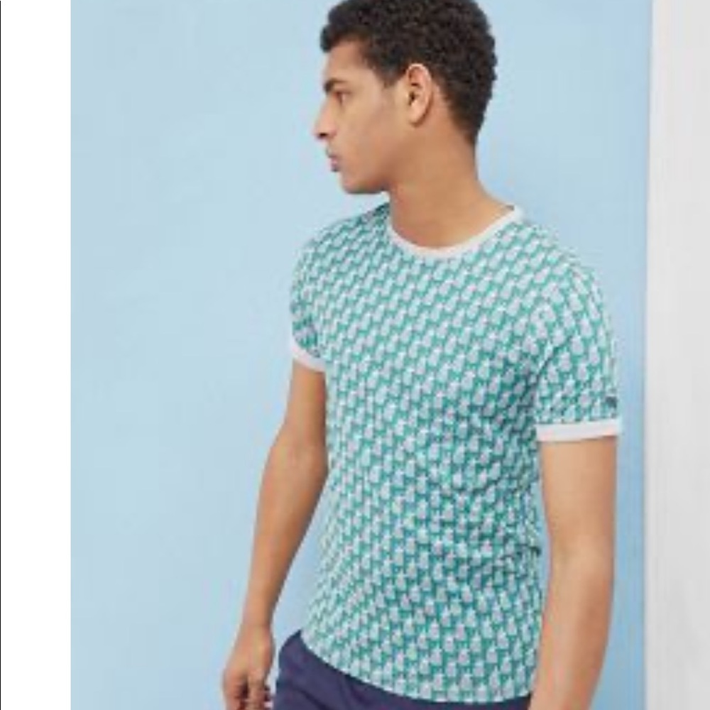 ❤️SOLD Men’s Ted Baker London pineapple pinetee - Picture 1 of 8